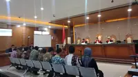 Sidang kasus dugaan suap perizinan proyek Meikarta dengan terdakwa Bupati Bekasi nonaktif Neneng Hasanah Yasin menghadirkan sembilan saksi. (Huyogo Simbolon)