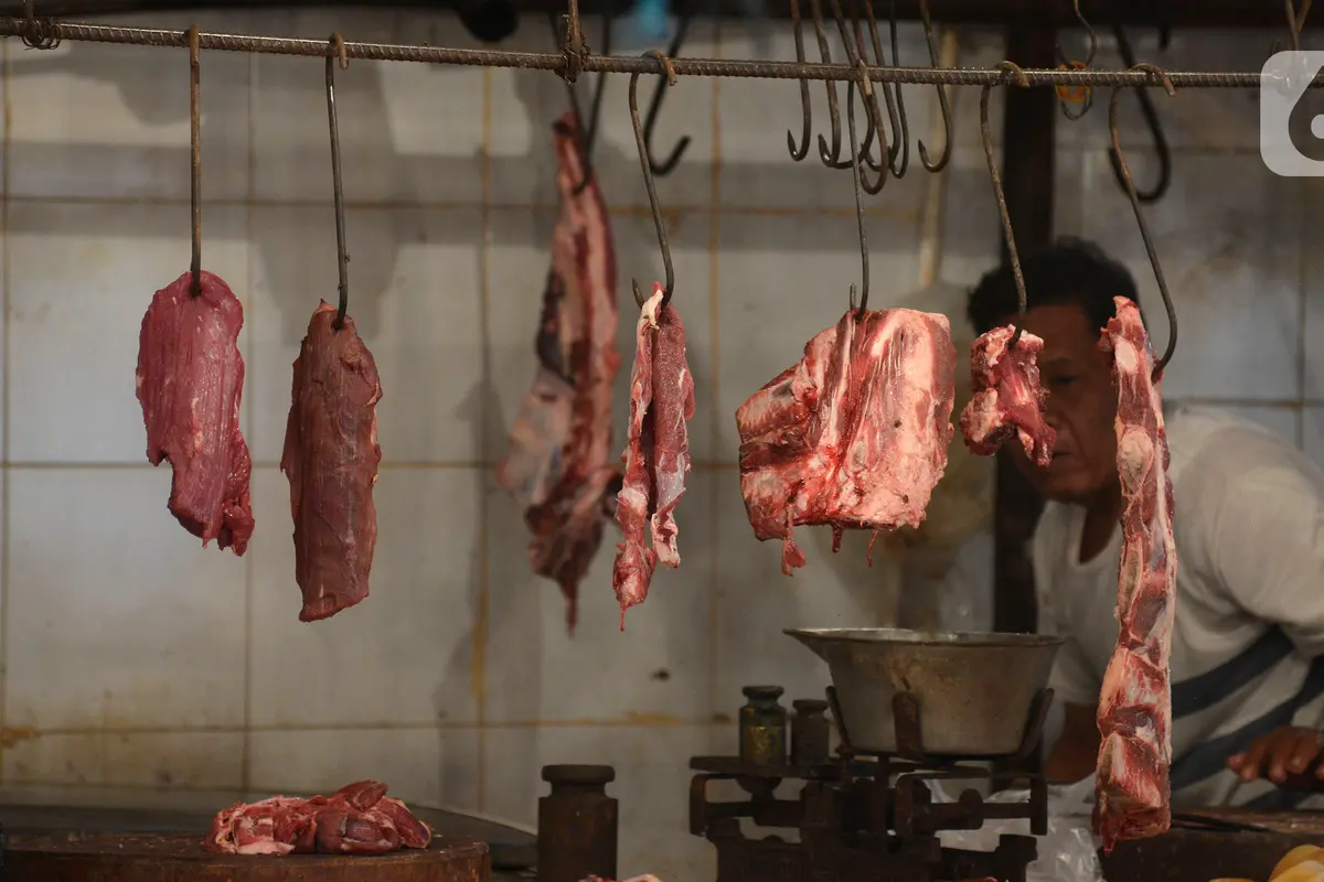 FOTO: Pedagang Daging Sapi Akan Mogok Jualan Mulai Besok