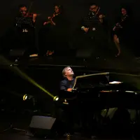 Konser eksklusif Richard Clayderman di Balai Sarbini, Jakarta (Galih W Satria/Bintang.com)