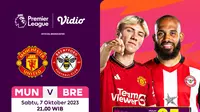 Link Live Streaming MU vs Brentford Liga Inggris Week 8 di Vidio