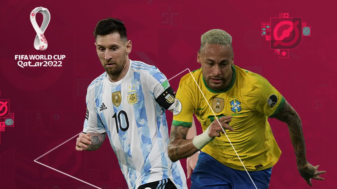 Piala Dunia - Lionel Messi Argentina dan Neymar Brasil