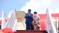 Presiden Jokowi dan Ibu Negara Iriana bertolak ke Thailand untuk menghadiri KTT APEC 2022. (Foto: Sekretariat Presiden)