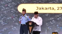 Wakil Presiden KH Ma'ruf Amin resmi membuka Festival Pelatihan Vokasi dan Job Fair Nasional 2023 di Jakarta International Expo, Kemayoran, Jakarta Pusat, pada Jumat (27/10/2023).