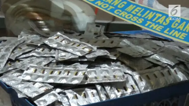 BNN menggerebek pabrik narkoba yang ada di Solo, Jawa Tengah.