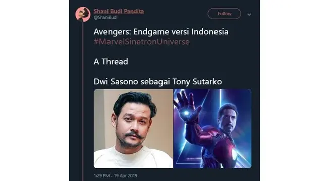 Avengers: Endgame Versi Aktor Indonesia Ala Netizen Ini Kocak Banget, Setuju?