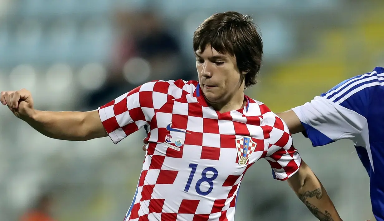 Mencetak gol untuk Dinamo Zagreb menjadikan Ante Coric sebagai pencetak gol termuda dalam sejarah Liga Europa. Itulah salah satu alasan mengapa dia dipanggil memperkuat Timnas Kroasia di Piala Eropa 2016. (AFP)