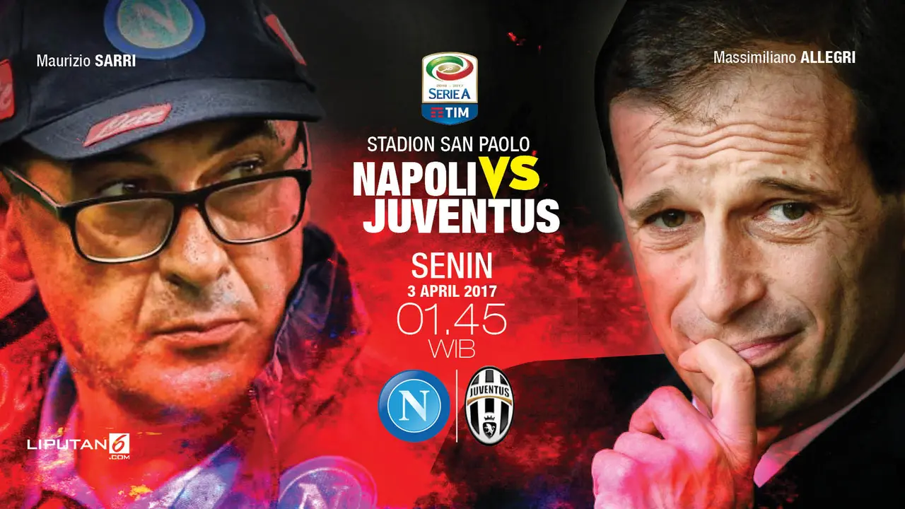 Napoli vs Juventus (Liputan6.com / Abdillah)
