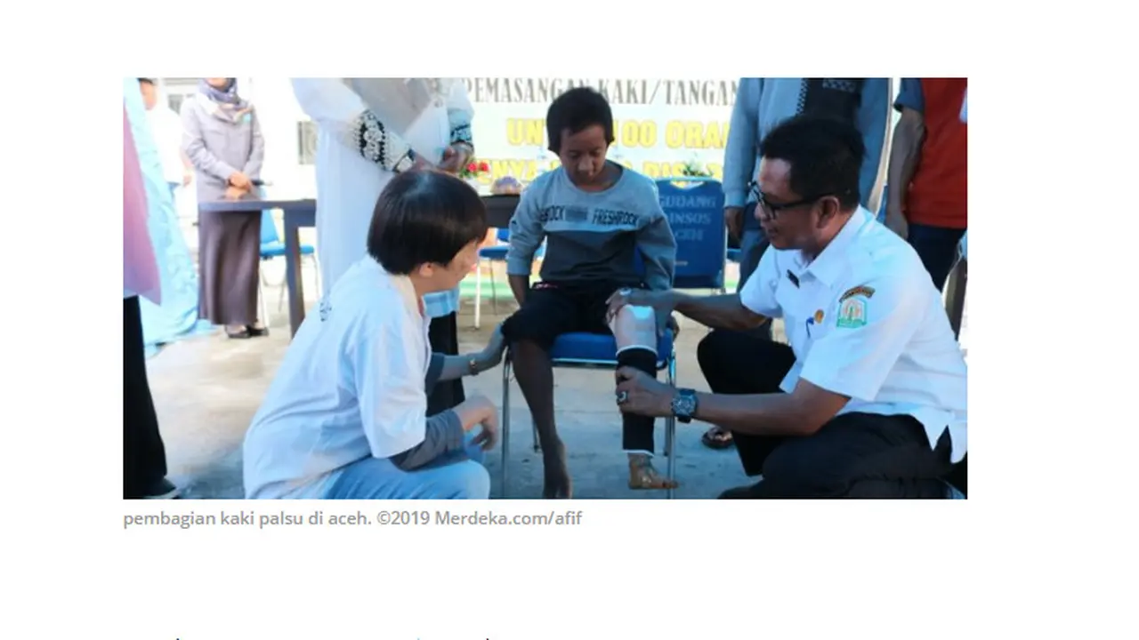 Harapan Nyata di Atas Kaki Palsu