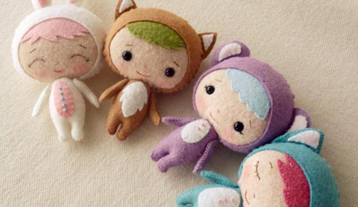 Boneka Mini Bentuk Putri dan Hewan Lucu - Fashion Fimela.com