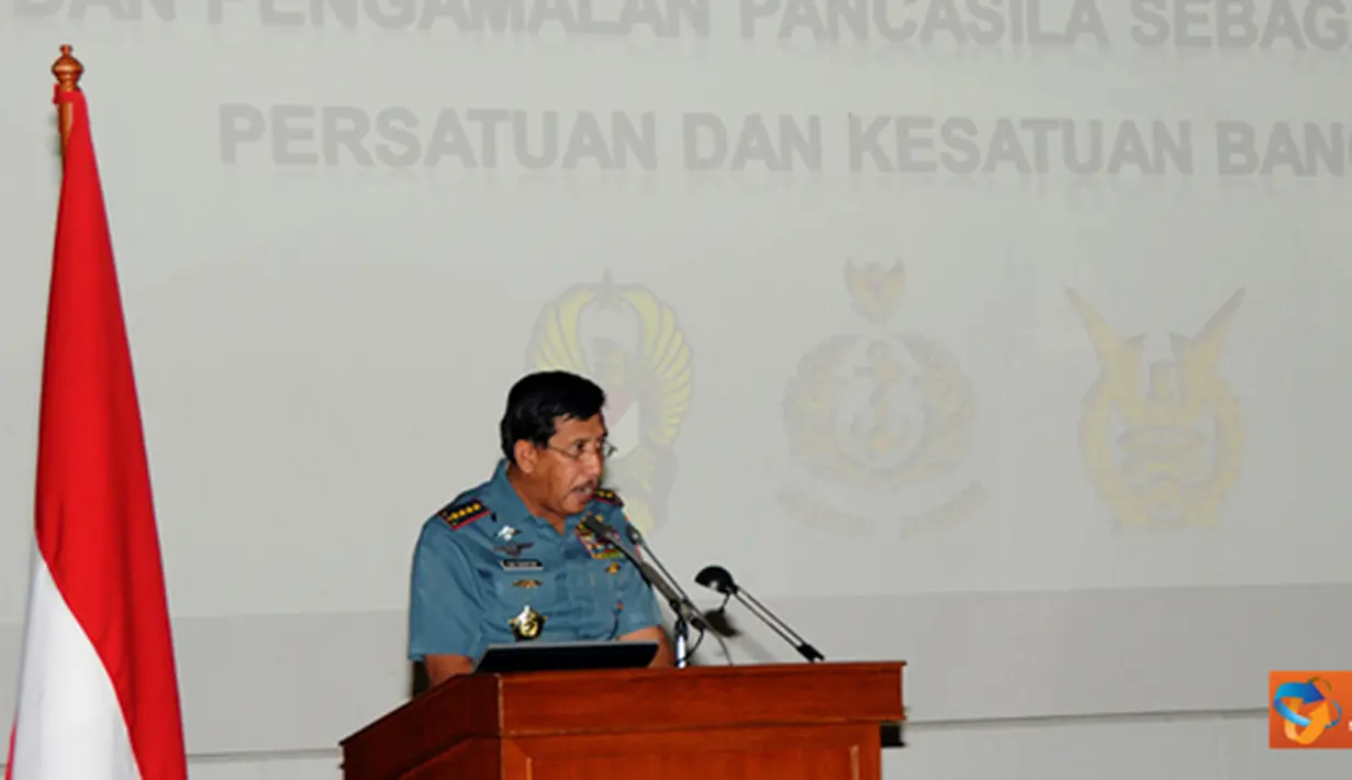 Citizen6, Cilangkap: Panglima TNI Laksamana TNI Agus Suhartono, membuka acara sarasehan Bintal Ideologi dan Tradisi Kejuangan (Sarasehan Bintalid dan Trajuang) 2012 jajaran TNI, di Mabes TNI Cilangkap, Jakarta Timur, Kamis (31/5). (Pengirim: Badarudin Bak