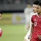 Pemain Timnas Indonesia U-20, Ronaldo Kwateh, saat melawan Vietnam U-20 pada laga Grup F Kualifikasi Piala Asia U-20 2023 di Stadion Gelora Bung Tomo, Surabaya, Minggu (18/9/2022). (Bola.com/Ikhwan Yanuar)