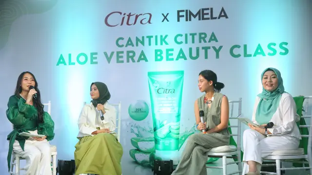 Kupas Segudang Manfaat dari Gel Aloe Vera untuk Kulit, Citra x FIMELA Adakan ‘Cantik Citra Aloe Vera Beauty Class’