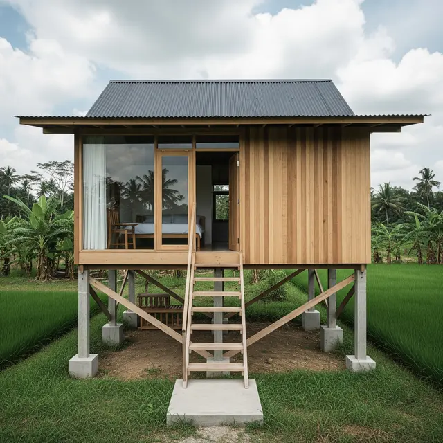 9 Model Rumah Kecil di Desa Tapi Bebas Ular, Desain dengan Pencegahan Efektif
