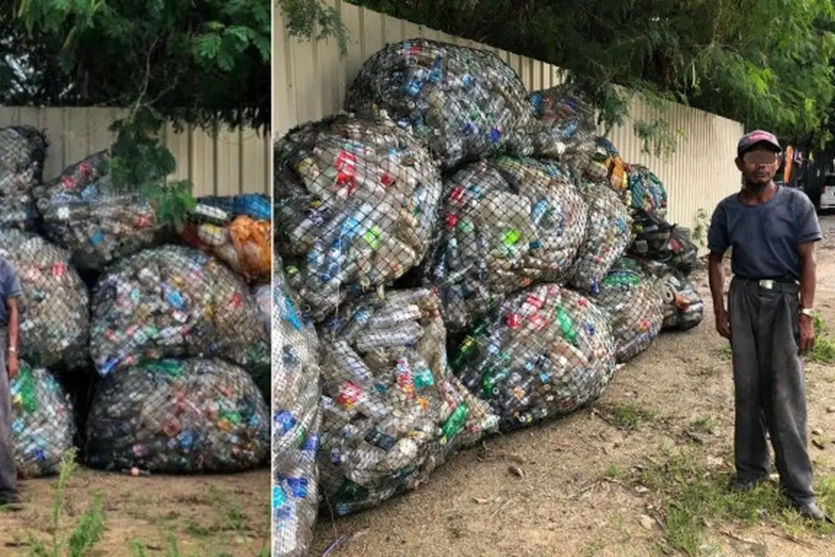 Meski Idap Kanker Tulang, Pria Ini Jalan Kaki Pungut Sampah Tiap Hari Hingga 10 Km
