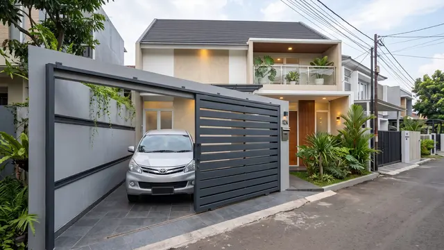 Pintu Garasi Minimalis untuk Rumah Kecil