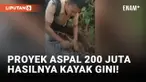 Viral! Pelajar Kupas Aspal Seharga Rp 200 Juta
