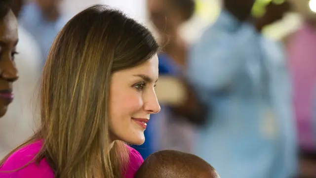 Ratu Spanyol Letizia di Haiti