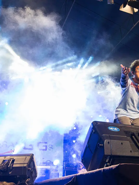 Kunto Aji pun pernah mendapatkan penghargaan Song Of The Year dan Male Single Of The Year. (Dezmond Manullang/Bintang.com)