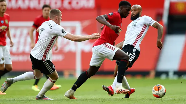 Anthony Martial Hattrick, MU Bantai Sheffield United