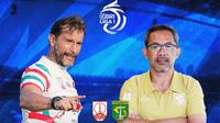 BRI Liga 1- Duel Pelatih - Persis Solo Vs Persebaya Surabaya (Bola.com/Adreanus Titus)