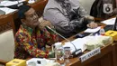 Direktur Utama PT Asabri, Sonny Widjaja memberikan paparan dalam rapat dengar pendapat dengan Komisi XI DPR RI di kompleks Parlemen, Senayan, Jakarta, Rabu (29/1/2020). Komisi XI DPR RI memanggil Asabri untuk meminta penjelasan kondisi perusahaan. (Liputan6.com/Johan Tallo)