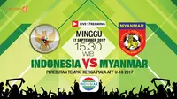 Indonesia vs Myanmar (Liputan6.com/Abdillah)