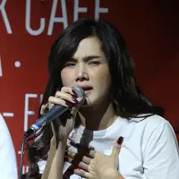 Mulan Jameela dalam preskon Konser Melawan Asap (Nurwahyunan.Bintang.com)
