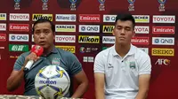 Konferensi pers menjelang laga leg kedua semifinal Zona ASEAN Piala AFC 2019 antara PSM Makassar versus Becamex Binh Duong. (Bola.com/Zulfirdaus Harahap)