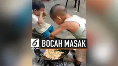 Banyak cara untuk menunjukkan rasa sayang pada orang-orang terkasih, dan memasak boleh jadi salah satunya. Lewat video yang tengah viral ini, menunjukkan bagaimana aksi seorang bocah memasak nasi goreng demi adiknya.