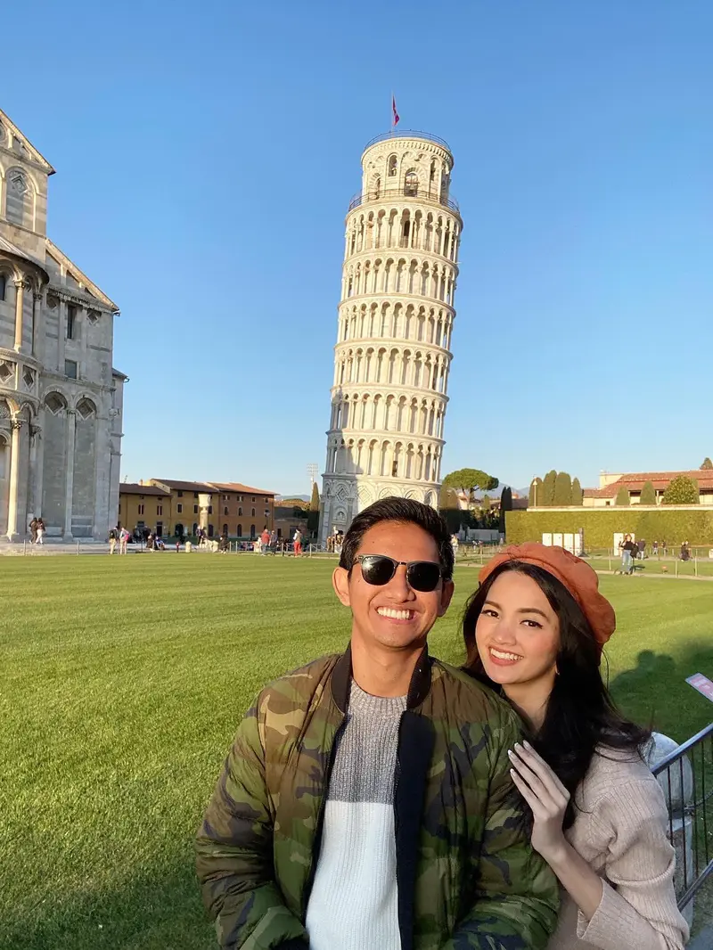 Usai dari Bali, Ini 7 Momen Bulan Madu Belva Devara dan Istri Ke Italia