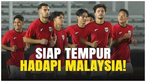 VIDEO: Jelang Duel vs Malaysia, Timnas Indonesia U-23 Latihan Intens di Stadion Madya!
