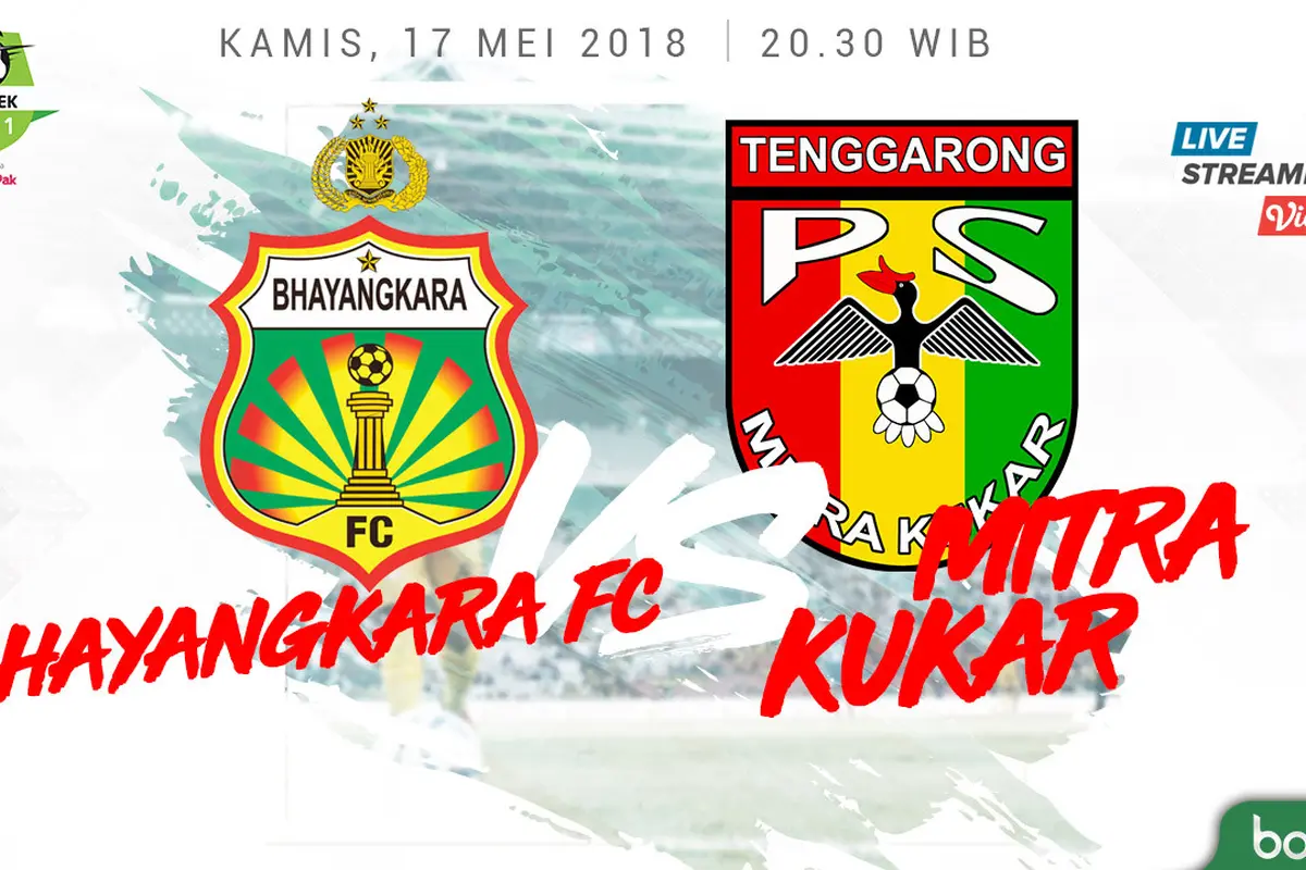 Bhayangkara FC Vs Mitra Kukar