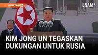 Kim Jong Un Tegaskan Dukungan untuk Rusia dalam Upacara di Pyongyang