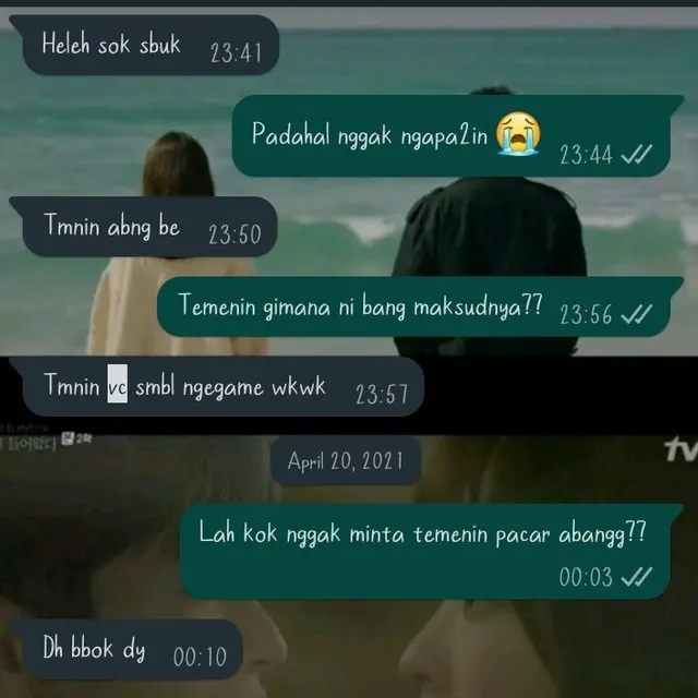 6 Chat Cowok Hubungi Teman Cewek di Belakang Pacar Ini Bikin Ikut Kesal