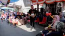 Dharma Pongrekun juga memaparkan beberapa programnya ke depan jika terpilih terutama untuk mengatasi sulitnya lapangan pekerjaan dan kesejahteraan di Jakarta. (Liputan6.com/Herman Zakharia)