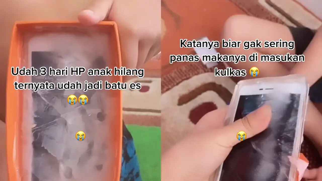 Aksi Bocah Taruh Ponsel yang Panas ke Dalam Freezer, Endingnya Tak Terduga