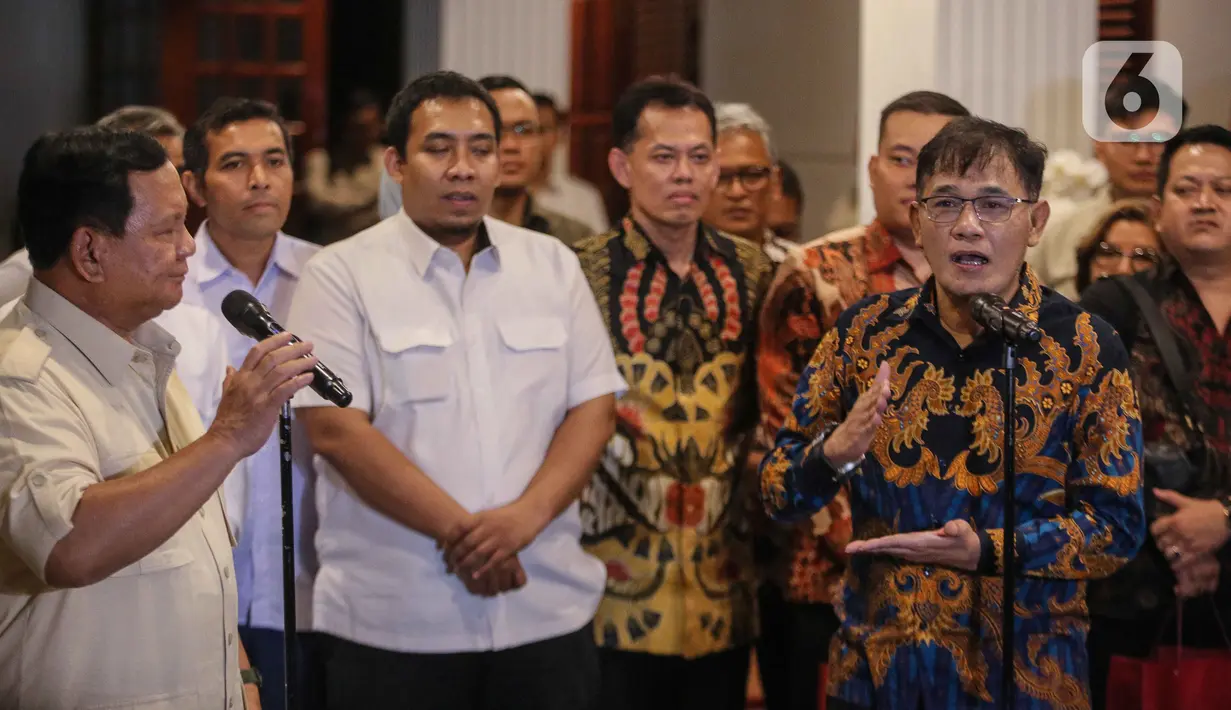 Budiman mendatangi kediaman Prabowo di Jalan Kertanegara, Kebayoran Baru, Jakarta Selatan, pada Selasa sekitar pukul 19.00 WIB.