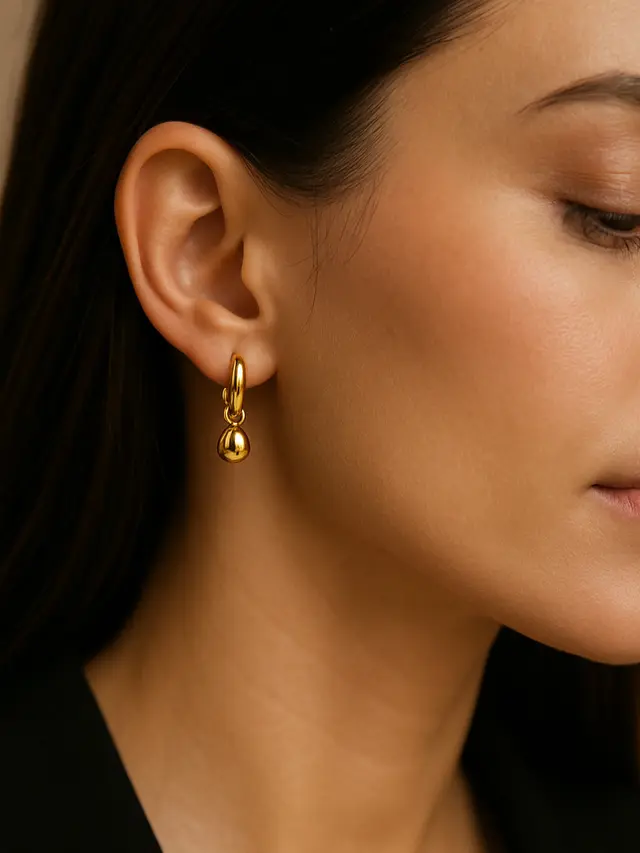 Model Anting Emas Minimalis