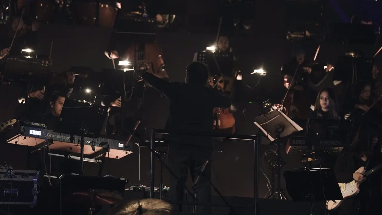 Erwin Gutawa orkestra pada perhelatan Forestra beberapa tahun yang lalu.