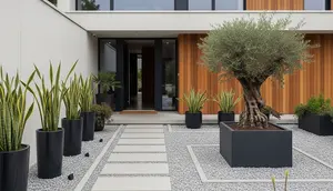 8 Model Taman Modern Tanpa Rumput yang Sedang Tren untuk Rumah Minimalis