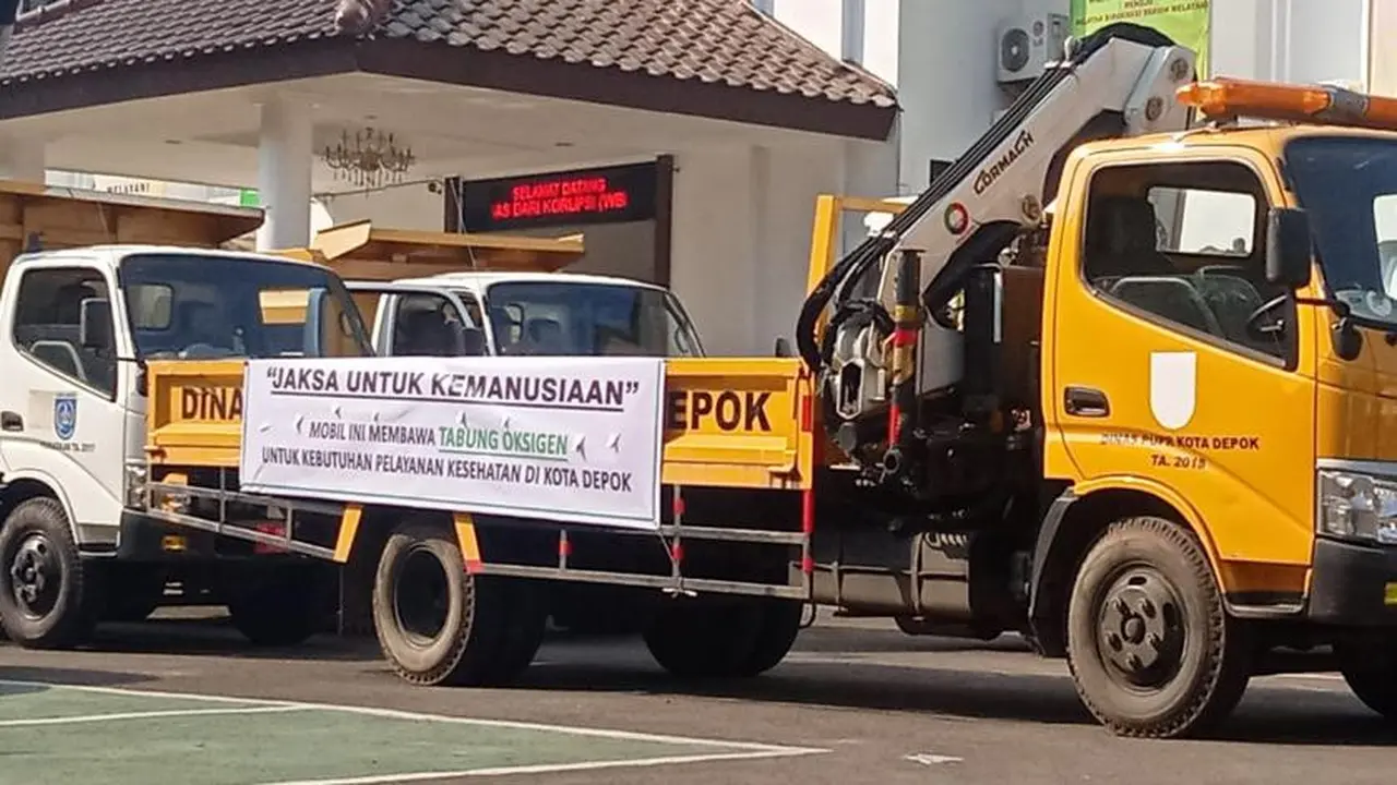 Bantu Kebutuhan RS, Kejari Depok Jemput Oksigen ke Perusahaan Besar