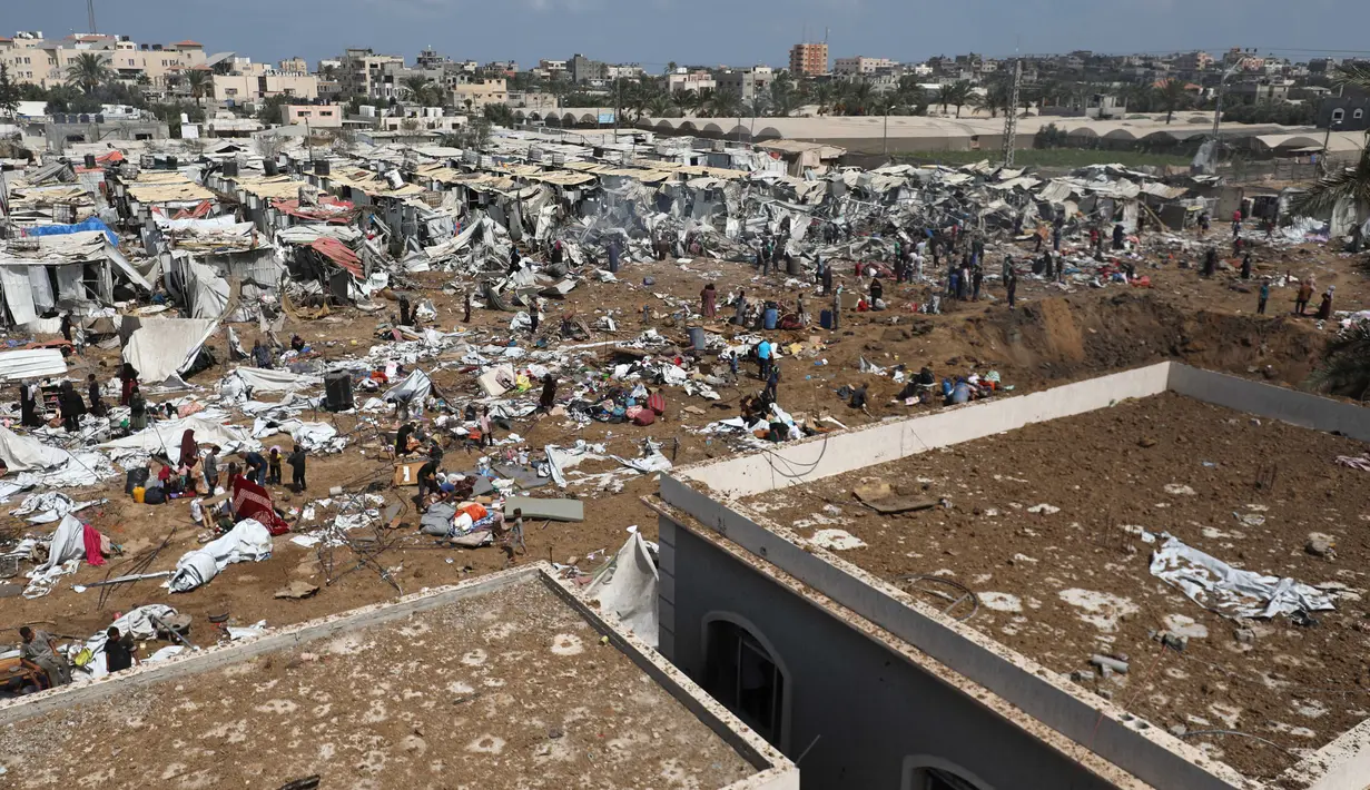 Serangan terjadi hanya beberapa jam setelah militer Israel mengumumkan rencana operasi besar-besaran untuk merebut Kota Gaza. (Eyad BABA/AFP)