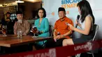Suasana diskusi Bincang Senator dengan tema “Penegakan Hukum dan Pemberantasan Korupsi di Indonesia”, Jakarta, Minggu (15/3/2015). (Liputan6.com/Faisal R Syam)
