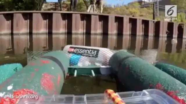 VIDEO: Canggihnya Robot Pembersih Sampah Sungai