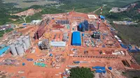 Pembangunan Smelter Grade Alumina Refinery (SGAR) di Mempawah, Kalimantan Barat. (Liputan6.com/MIND ID)