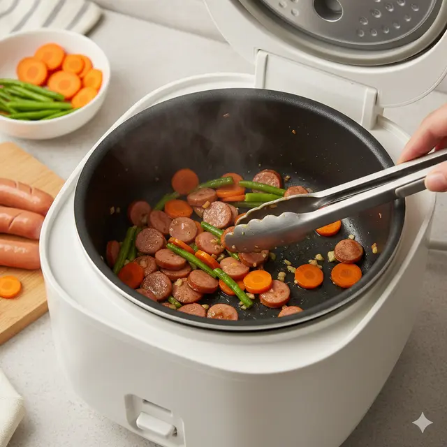 Resep makanan yang bisa dimasak di magic com (Foto: Gemini AI)