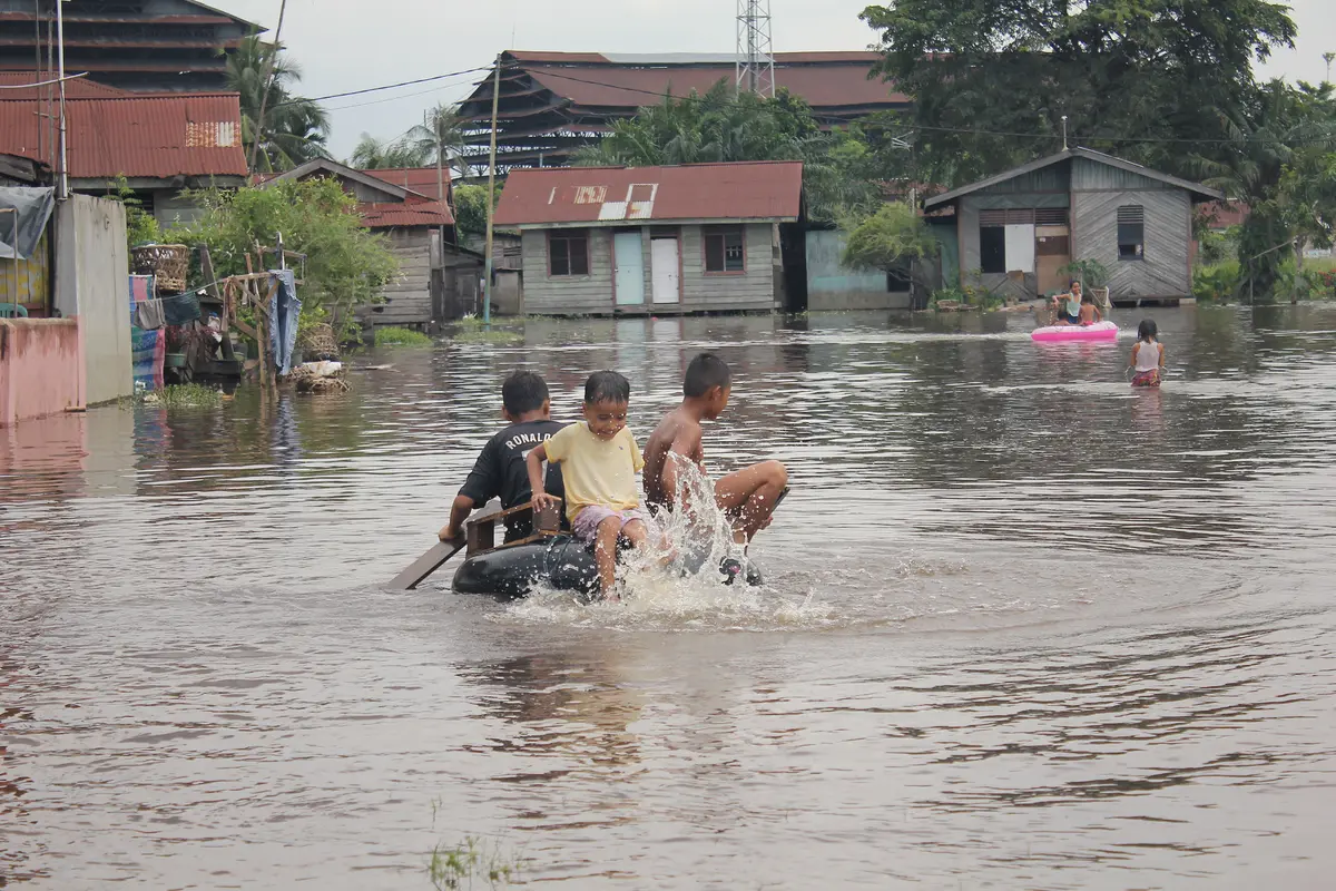 Ratusan Rumah di Pekanbaru Diterjang Banjir 50 Cm
