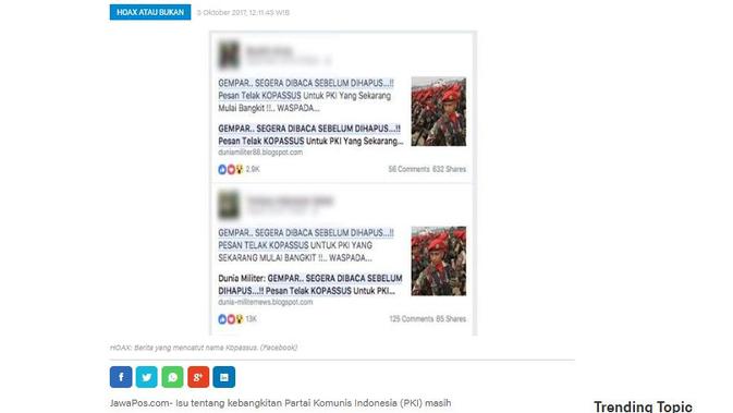 [Cek Fakta] Sumpah Prajurit TNI Akan Basmi Kebangkitan Komunis, Benarkah?