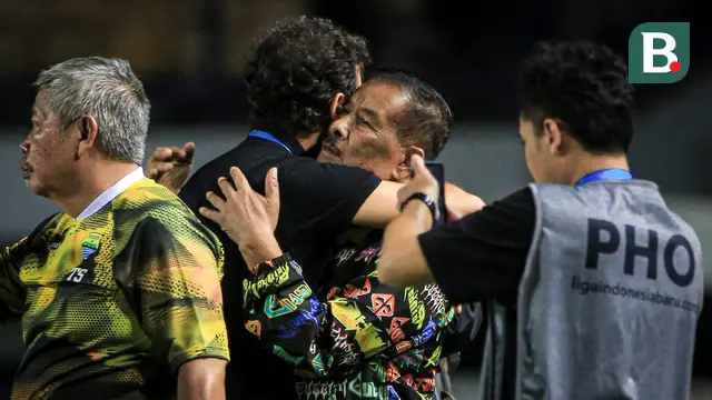 Foto: Momen Terakhir Luis Milla Bersama Persib Bandung di BRI Liga 1 2023 / 2024