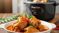 Cara Buat Gulai Tunjang Padang Empuk Pakai Magic Com, Cocok untuk Hidangan Keluarga